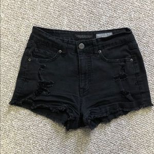 Aeropostale Black High Waisted Shorts